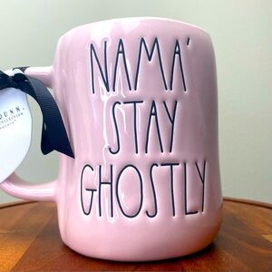 Rae Dunn “NAMA’STAY GHOSTLY”  Ceramic Mug NWT